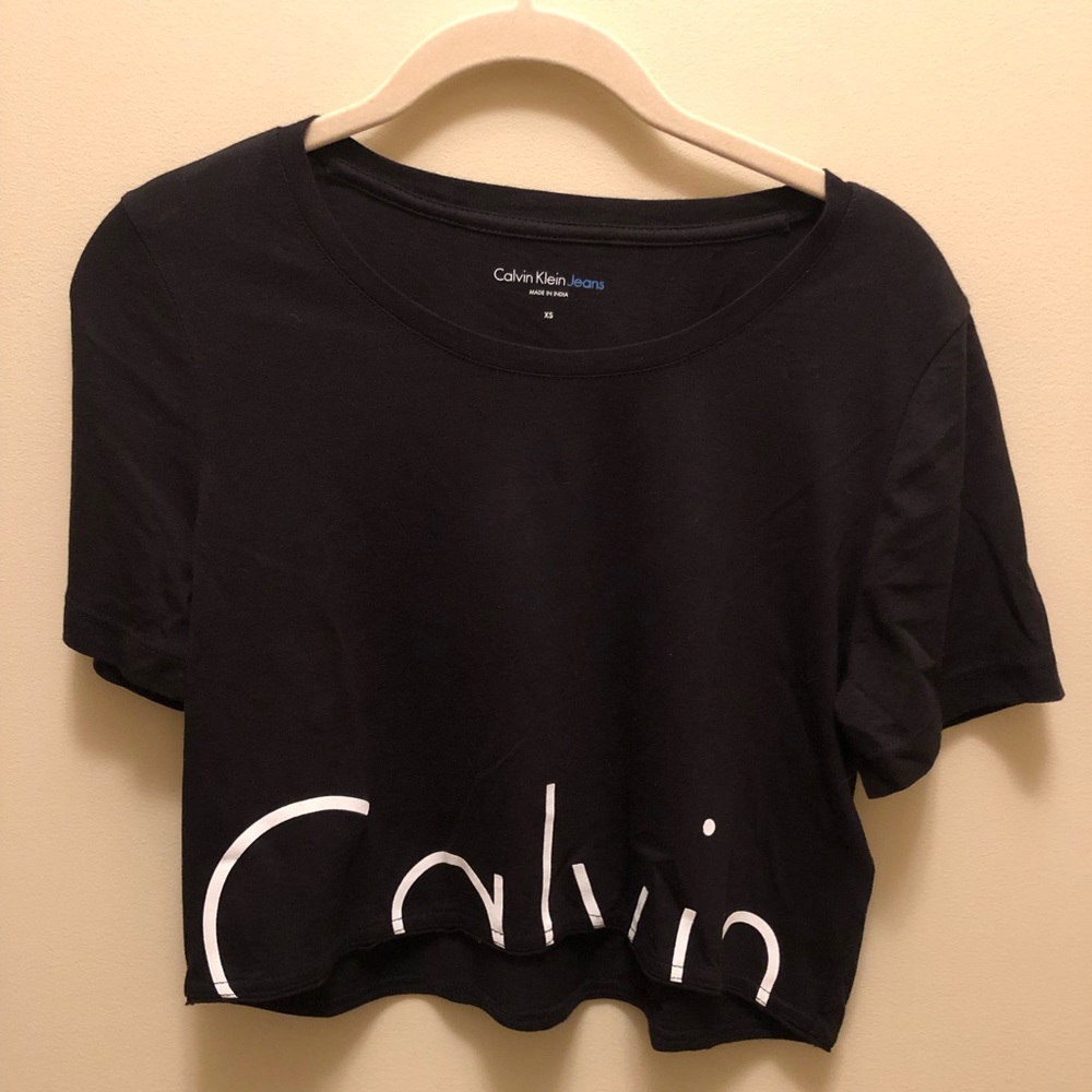 Calvin Klein cropped T-shirt